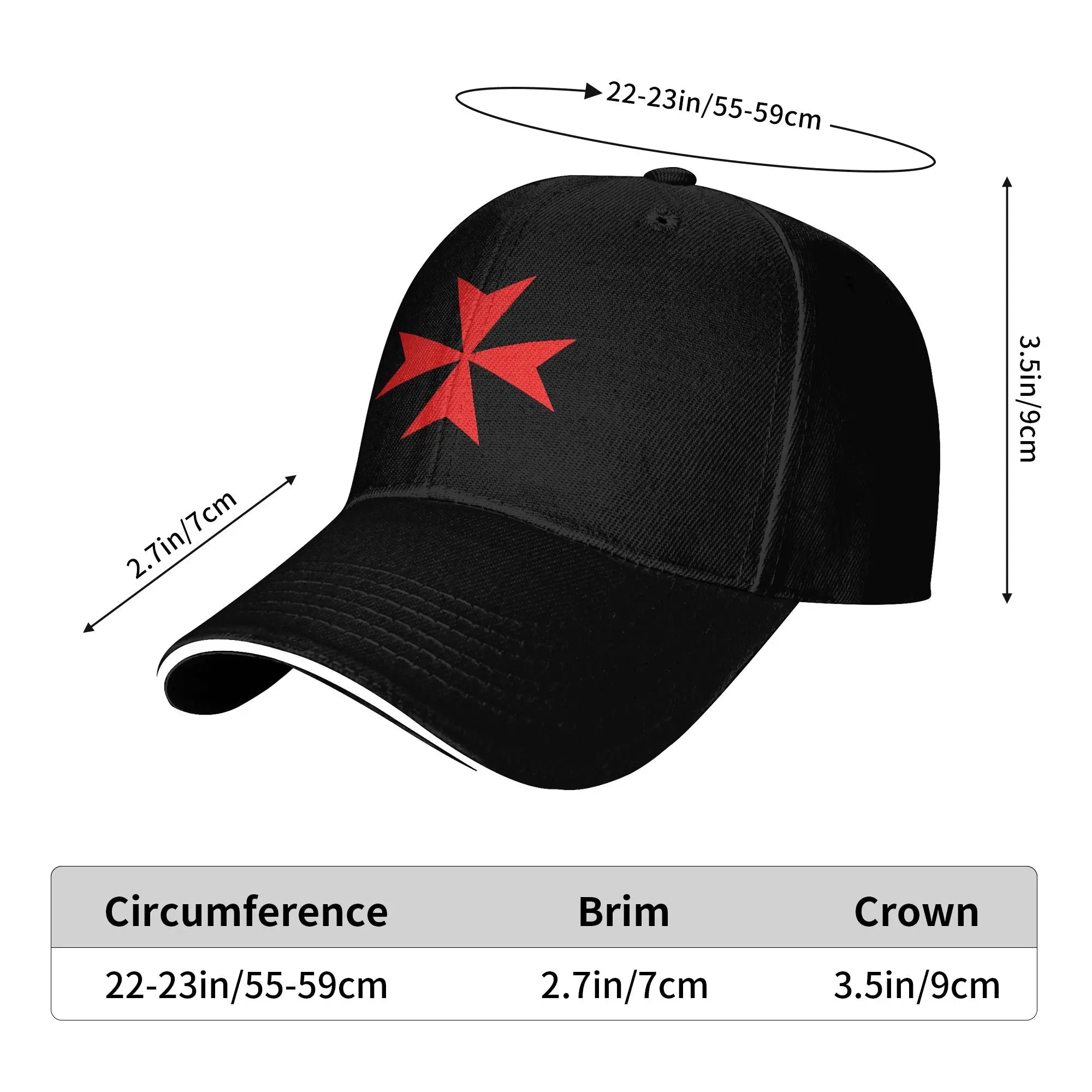 CRUZ TEMPLARIA - GORRA