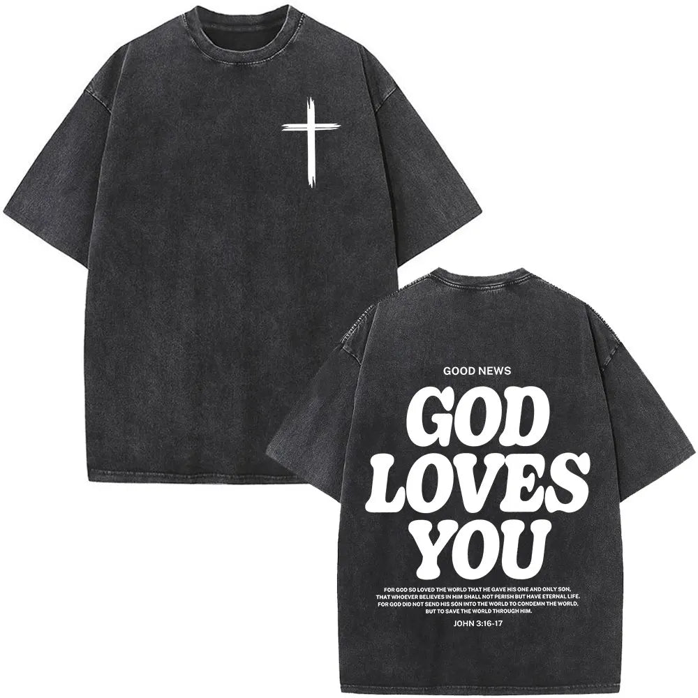 CAMISETAS CRISTIANAS  OVERSIZED WASHED
