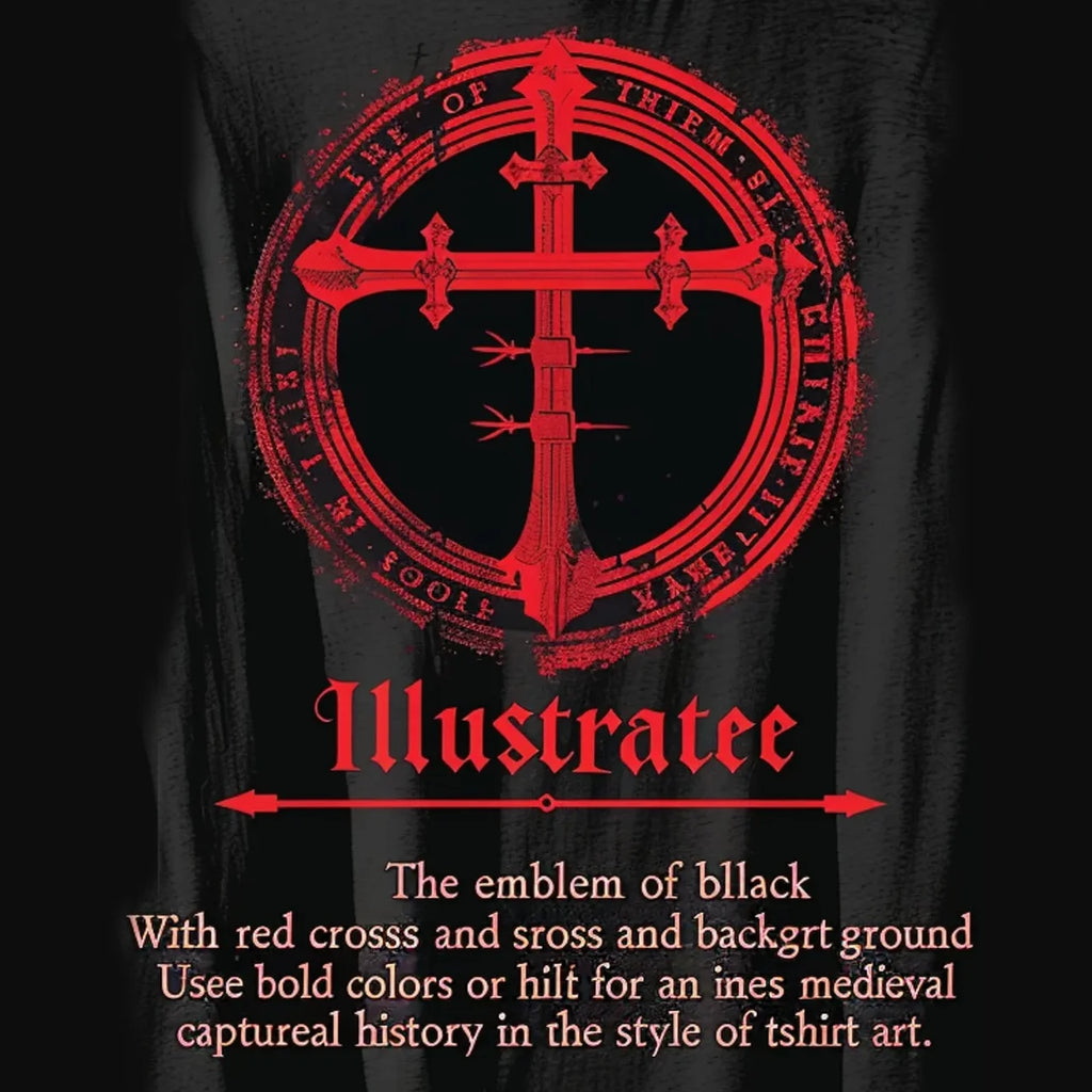 ORDER OF THE KNIGHTS TEMPLAR - OVERSIZED T-SHIRT