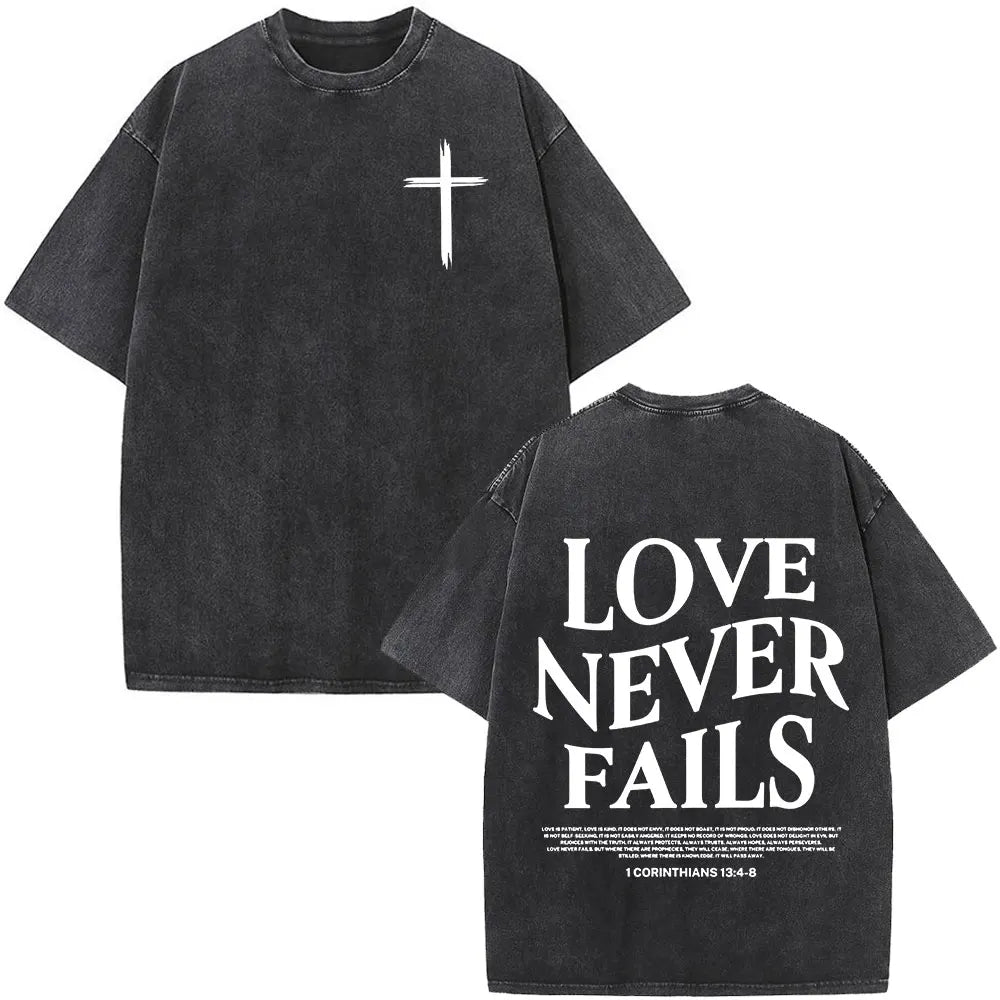 CAMISETAS CRISTIANAS  OVERSIZED WASHED